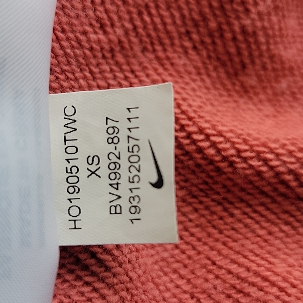 Nike Colorblock Crop Hoodie XS 1/4 Zip Athleisure Streetwear Y2K Sporty Retro - Picture 9 of 10